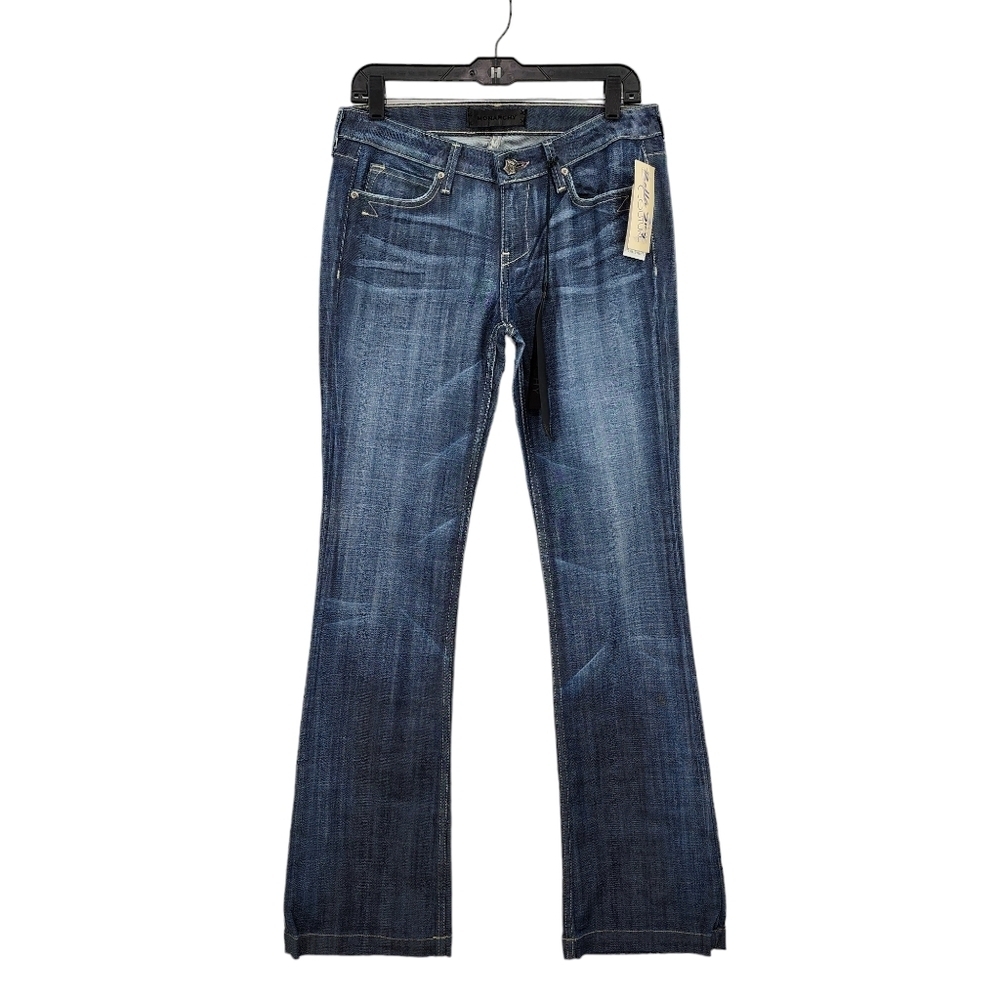 Monarchy Women's 100% Cotton Mid Rise Flare Jeans - 29